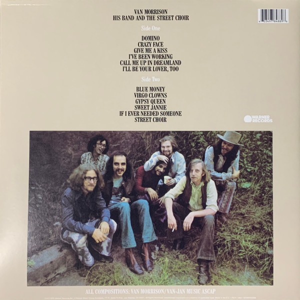 Van Morrison - His Band And The Street Choir LP | Warner Records (RCV1 1884) - 3 Van Morrison - His Band And The Street Choir LP | Warner Records (RCV1 1884) - 3
