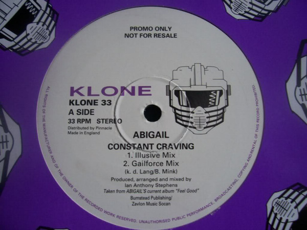 Abigail - Constant Craving | Klone Records (KLONE 33) - main