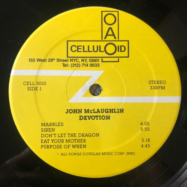 John McLaughlin - Devotion | Celluloid (CELL 5010) - 3