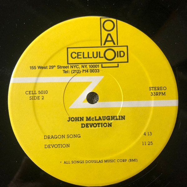 John McLaughlin - Devotion | Celluloid (CELL 5010) - 4