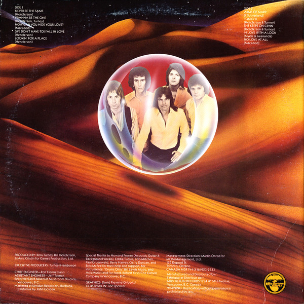 Chilliwack - Lights From The Valley | Mushroom Records (MRS-5011) - 2