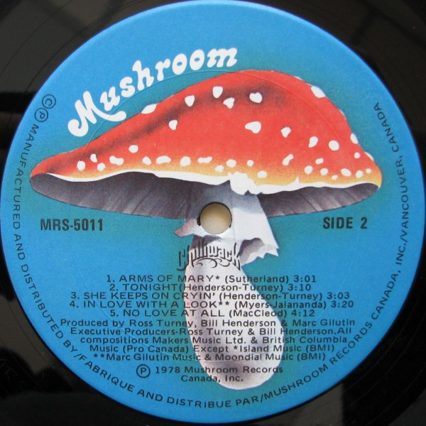 Chilliwack - Lights From The Valley | Mushroom Records (MRS-5011) - 4