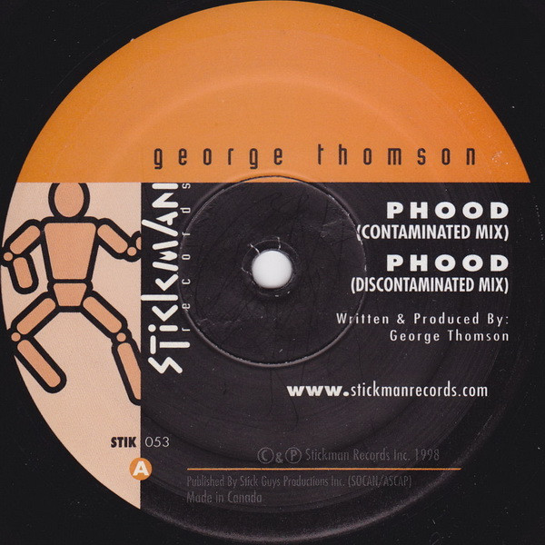 George Thomson - Phood / Stay | Stickman Records (STIK 053)
