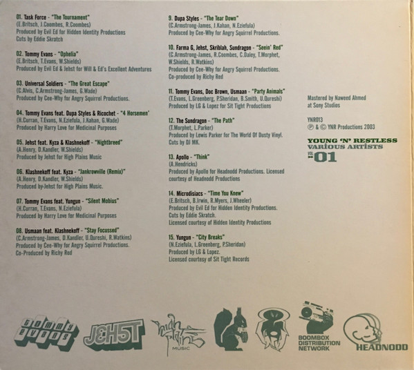 Various - Young 'N' Restless Vol 1 | YNR Productions (YNR 013) - 2 Various - Young 'N' Restless Vol 1 | YNR Productions (YNR 013) - 2