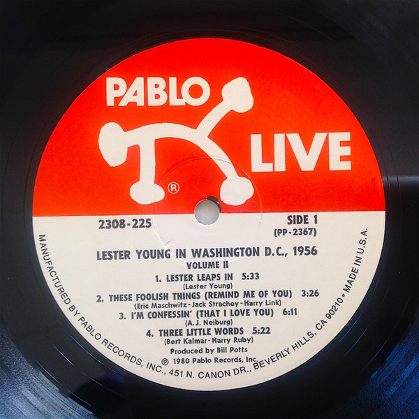 Lester Young - "Prez" Vol. II | Pablo Live (2308-225) - 3 Lester Young - "Prez" Vol. II | Pablo Live (2308-225) - 3