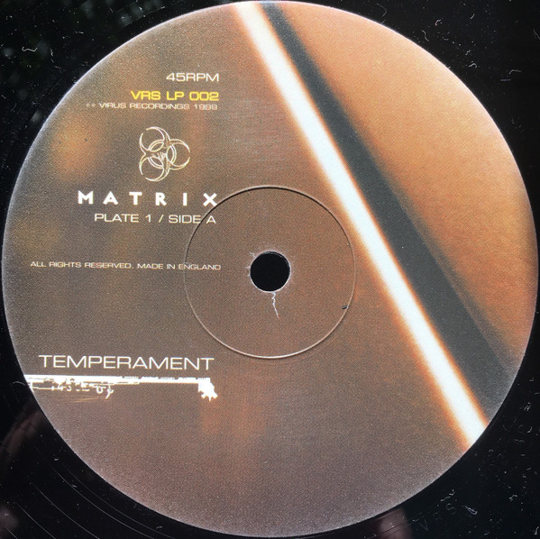 Matrix - Sleepwalk | Virus Recordings (VRS 002 LP) - 3 Matrix - Sleepwalk | Virus Recordings (VRS 002 LP) - 3