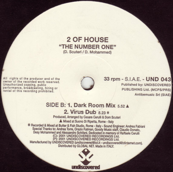 2 Of House - The Number One | Undiscovered (UND 043) - 2