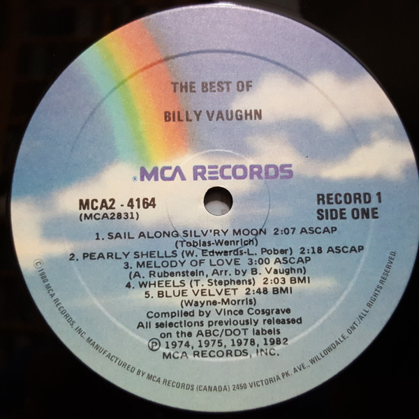 Billy Vaughn - The Best Of Billy Vaughn | MCA Records (MCA2-4164) - 3