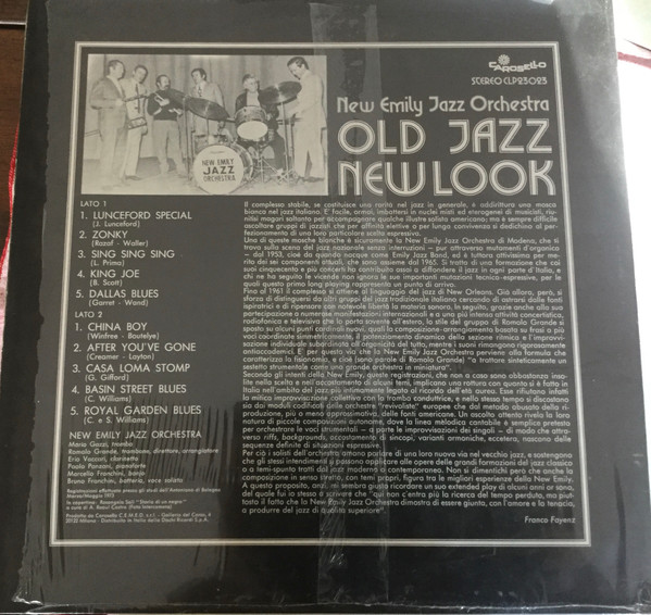 New Emily Jazz Orchestra - Old Jazz NewLook | Carosello (CLP 23023) - 2