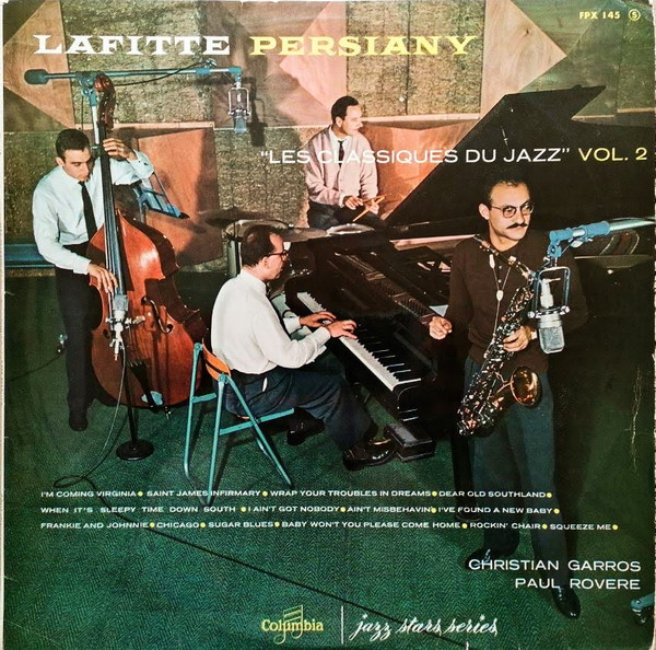 Guy Lafitte , André Persiany - "Les Classiques Du Jazz" Vol. 2 | Columbia (FPX 145)