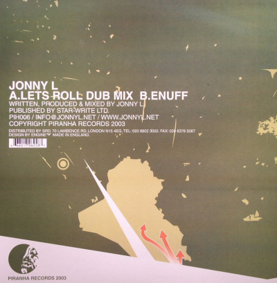 Jonny L - Lets Roll | Piranha Records (PIH006R) - 2