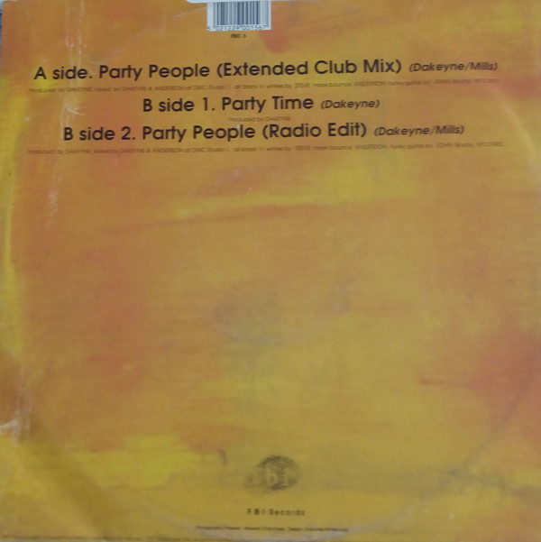 Word For Word - Party People | FBI Records (FBIT 5) - 2