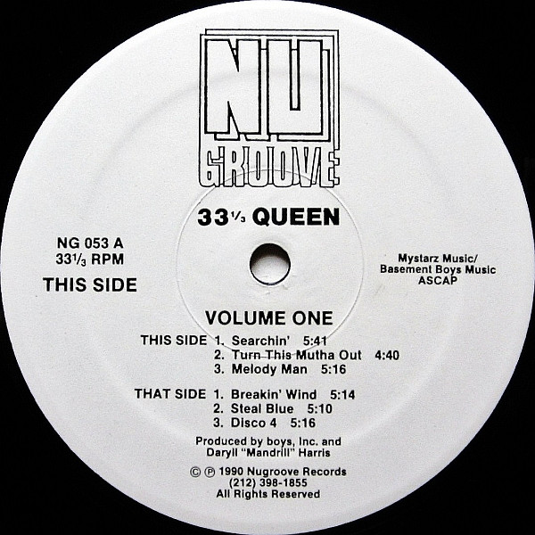 33 1/3 Queen - Volume One | Nu Groove Records (NG 053)