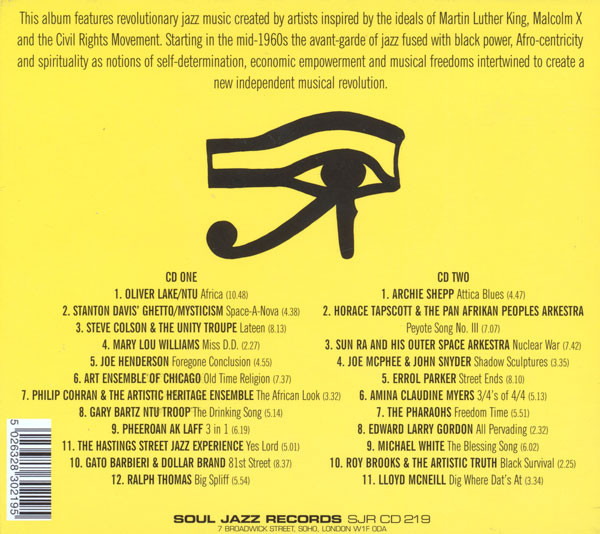 Various - Freedom Rhythm & Sound - Revolutionary Jazz & The Civil Rights Movement 1963-82 | Soul Jazz Records (SJR CD 219) - 2 Various - Freedom Rhythm & Sound - Revolutionary Jazz & The Civil Rights Movement 1963-82 | Soul Jazz Records (SJR CD 219) - 2