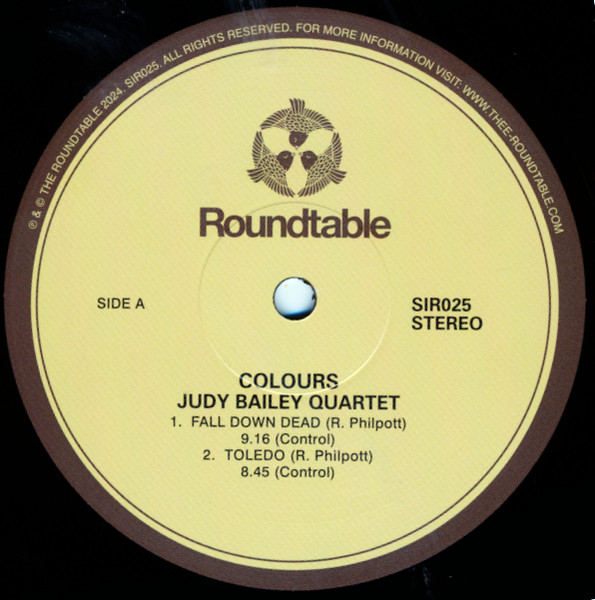 Judy Bailey Quartet - Colours | The Roundtable (SIR025) - 2