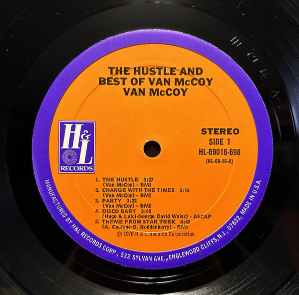 Van McCoy - The Hustle And Best Of Van McCoy | H & L Records (HL-69016-698) - 3