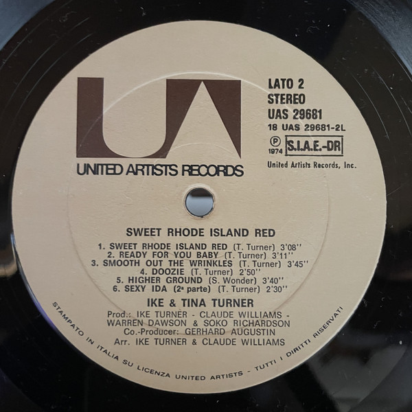 Ike & Tina Turner - Sweet Rhode Island Red | United Artists Records (UAS 29681) - 3 Ike & Tina Turner - Sweet Rhode Island Red | United Artists Records (UAS 29681) - 3