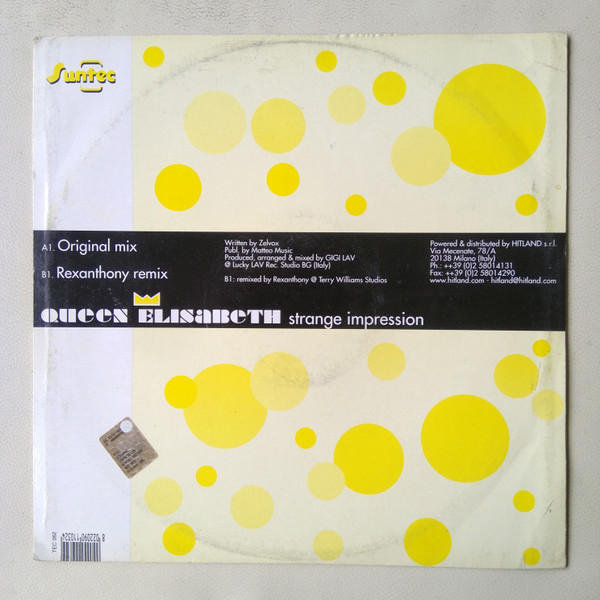 Queen Elisabeth - Strange Impression | Suntec (TEC 062) - 2