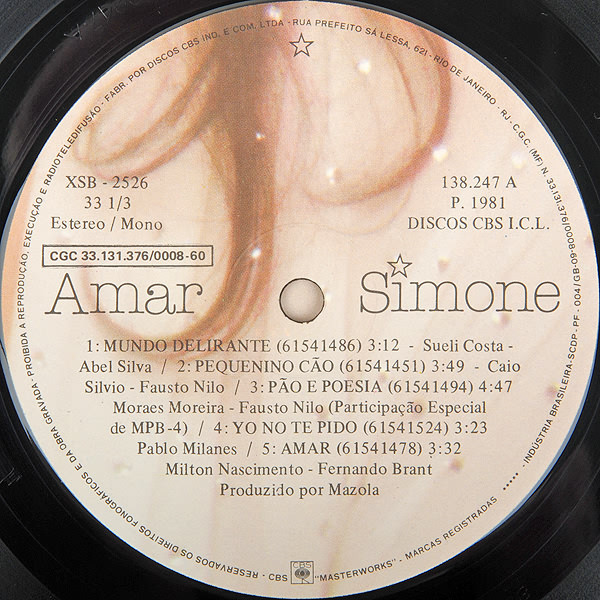 Simone - Amar | CBS (138247) - 3