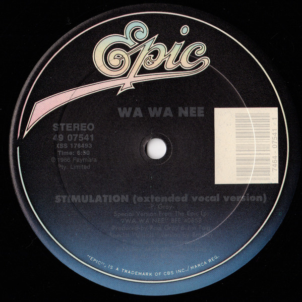 Wa Wa Nee - Stimulation | Epic (49 07541) - 2