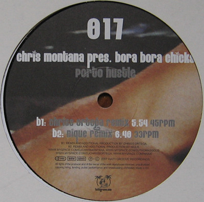 Chris Montana Presents Bora Bora Chicks - Porto Hustle | Haiti Groove Recordings (HGR017) - 3 Chris Montana Presents Bora Bora Chicks - Porto Hustle | Haiti Groove Recordings (HGR017) - 3