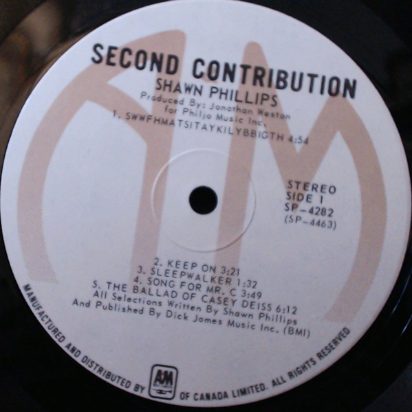 Shawn Phillips - Second Contribution | A&M Records (SP 4282) - 4 Shawn Phillips - Second Contribution | A&M Records (SP 4282) - 4