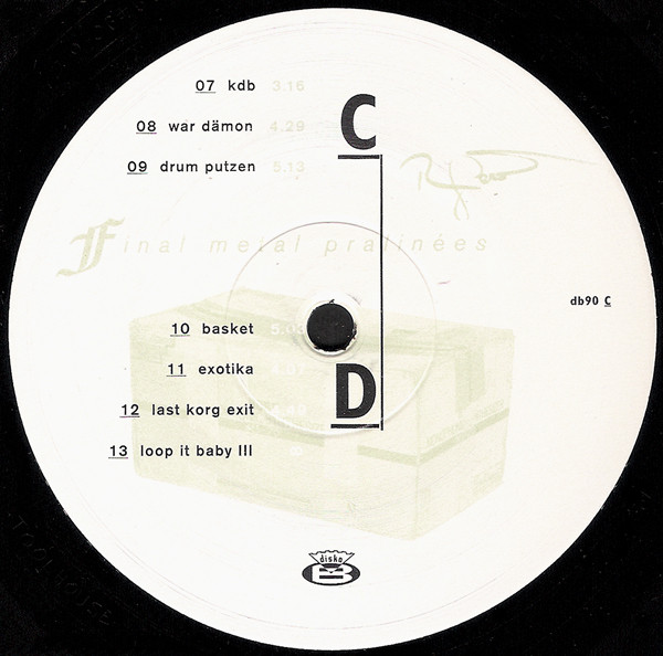 Robert Görl - Final Metal Pralinées | Disko B (db90) - 4 Robert Görl - Final Metal Pralinées | Disko B (db90) - 4