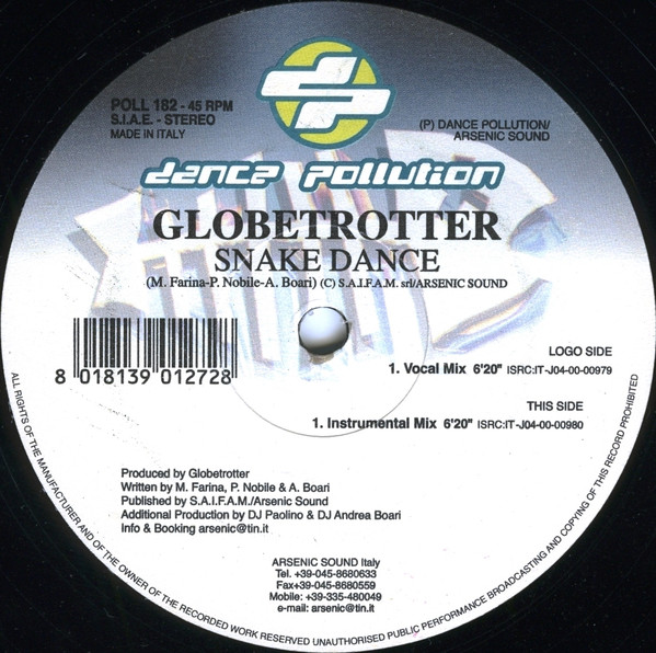 Globetrotter - Snake Dance | Dance Pollution (POLL 182) Globetrotter - Snake Dance | Dance Pollution (POLL 182)