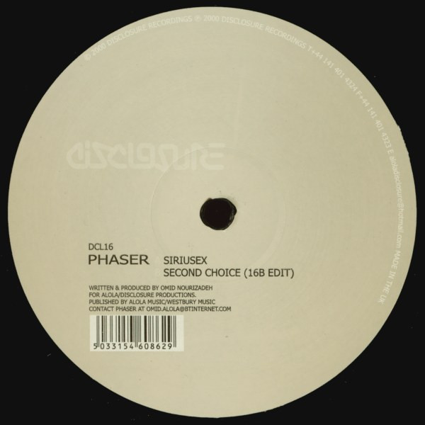 Phaser - Siriusex | Disclosure (DCL16)