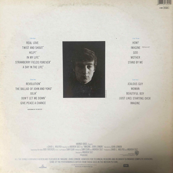 John Lennon - Imagine - Music From The Motion Picture | Parlophone (2-062 7913201) - 2