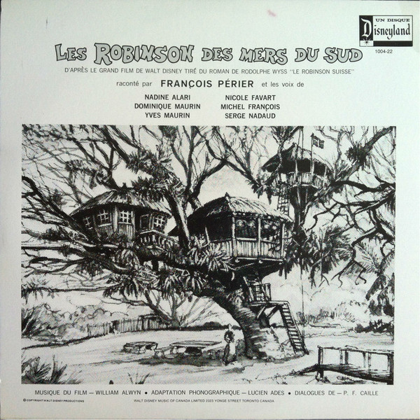 François Périer - Les Robinson Des Mers Du Sud | Disneyland (1004-22)