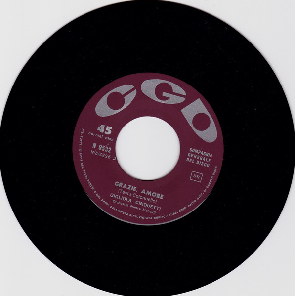 Gigliola Cinquetti - Ho Bisogno Di Vederti | CGD (N 9532) - 4