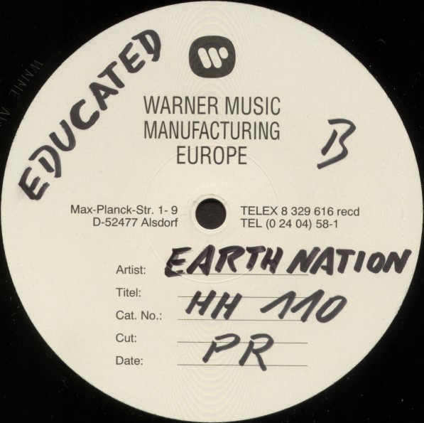 Earth Nation - Educated | Harthouse (HH 110 PR) - 2