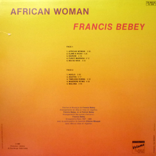Francis Bebey - African Woman | Volume (FB 88318) Francis Bebey - African Woman | Volume (FB 88318)