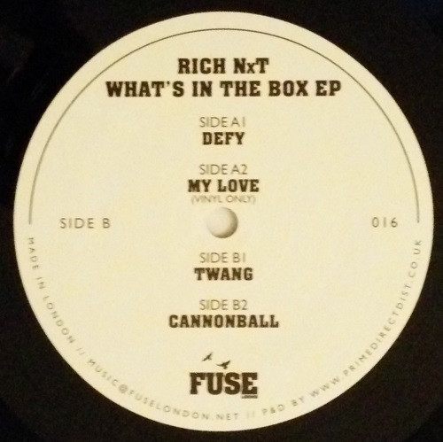 Rich NxT - What's In The Box EP | Fuse London (FUSE016) - main