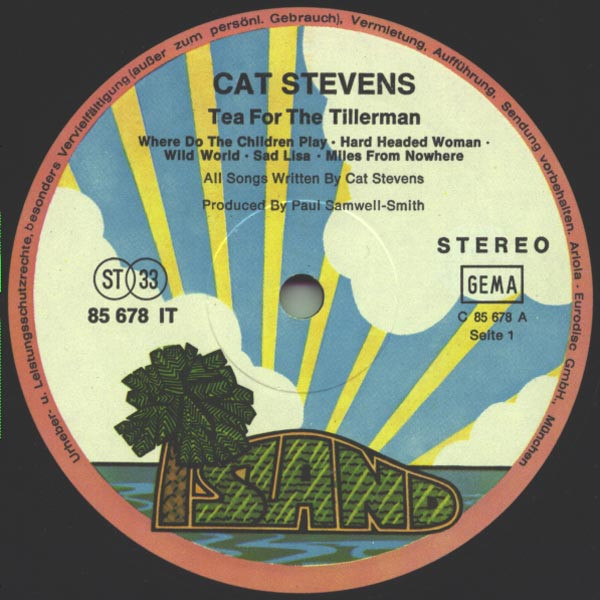 Cat Stevens - Tea For The Tillerman | Island Records (85 678 IT) - 4