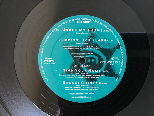 Terence Trent D'Arby - Sign Your Name | CBS (651315 6) - 3 Terence Trent D'Arby - Sign Your Name | CBS (651315 6) - 3