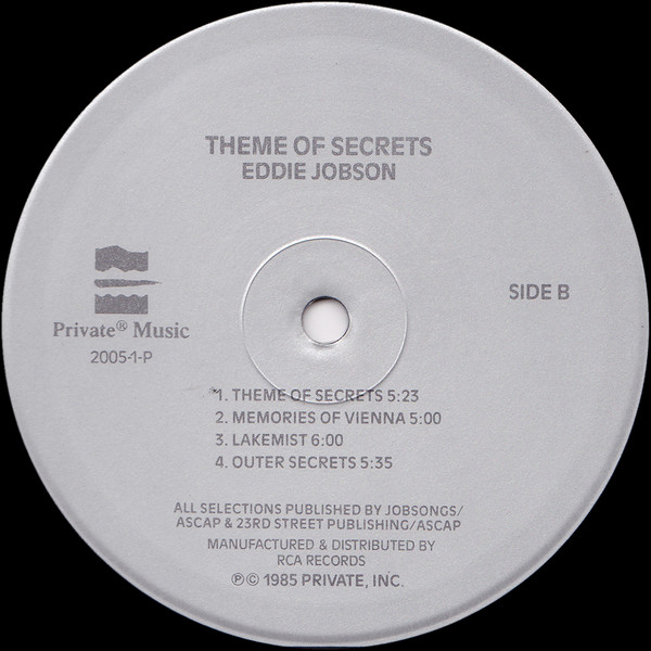 Eddie Jobson - Theme Of Secrets | Private Music (2005-1-P)