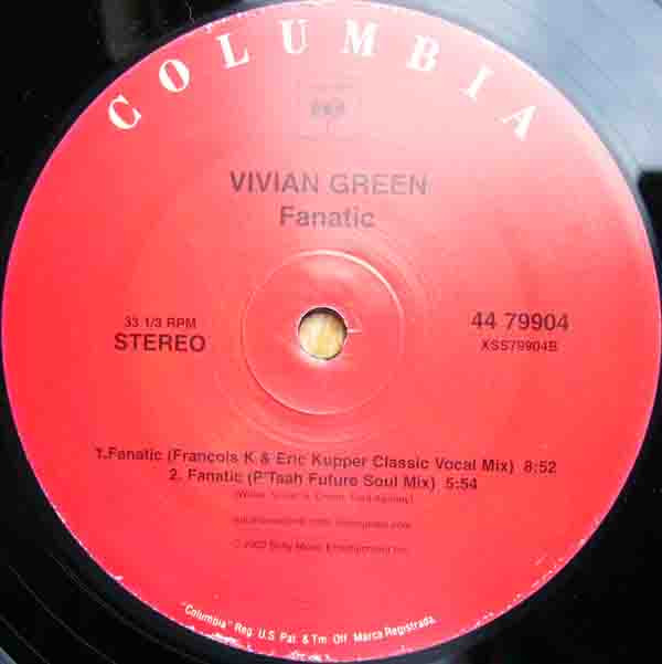 Vivian Green - Fanatic | Columbia (44 79904) - 5