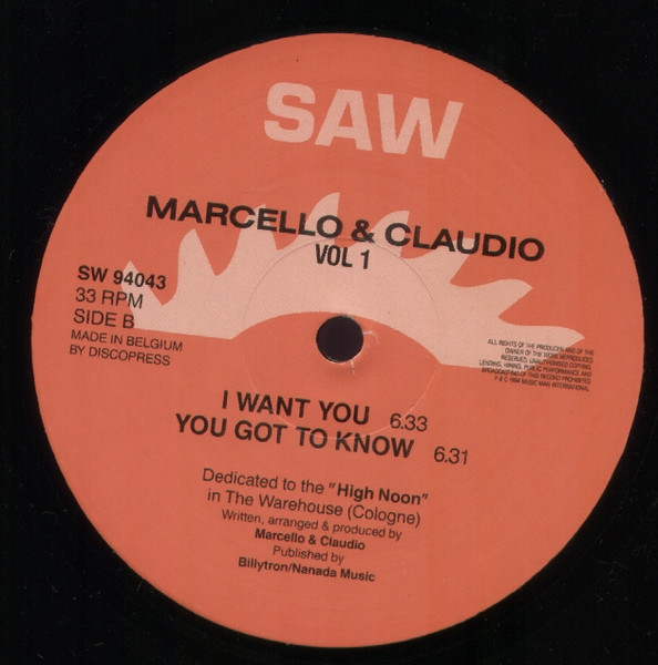 Marcello & Claudio - Vol.1 | See Saw (SW 94043) - 2