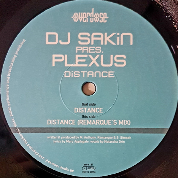 DJ Sakin Pres. Plexus - Distance | Overdose (dose 121) - 3