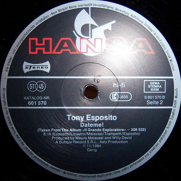 Tony Esposito - Simba De Ammon | Hansa (601 570) - 4