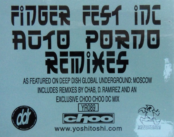 Finger Fest Inc. - Auto Porno (Remixes) | Yoshitoshi Recordings (YR089) - 3