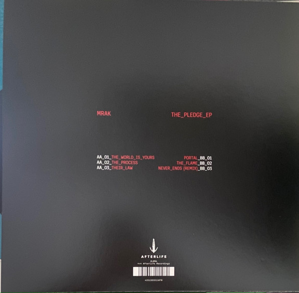 Mrak - The Pledge EP | Afterlife (AL094) - 2