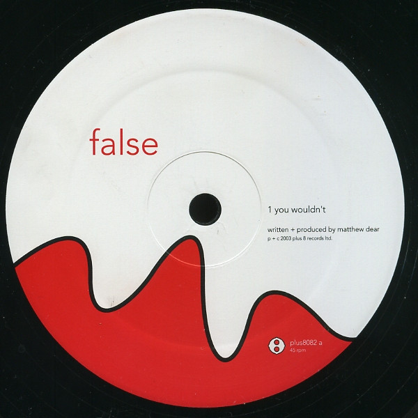 False - You Wouldn't / Beginner's Luck | Plus 8 Records (plus8082)