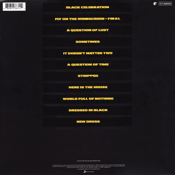 Depeche Mode - Black Celebration | Mute (STUMM26) - 2 Depeche Mode - Black Celebration | Mute (STUMM26) - 2