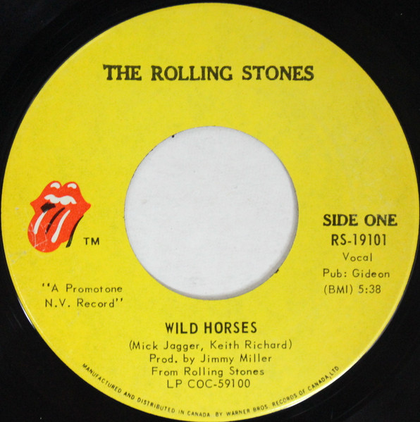 The Rolling Stones - Wild Horses | Rolling Stones Records (RS-19101)