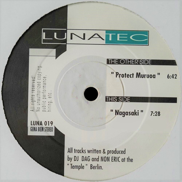 Scorpio Rising - Protect Mururoa / Nagasaki | Lunatec (LUNA 019) - 3