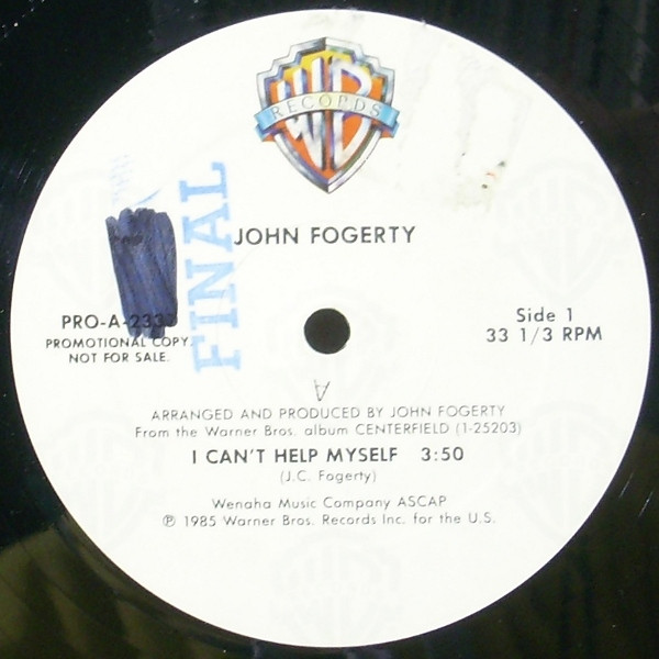John Fogerty - I Can't Help Myself | Warner Bros. Records (PRO-A-2337) - main