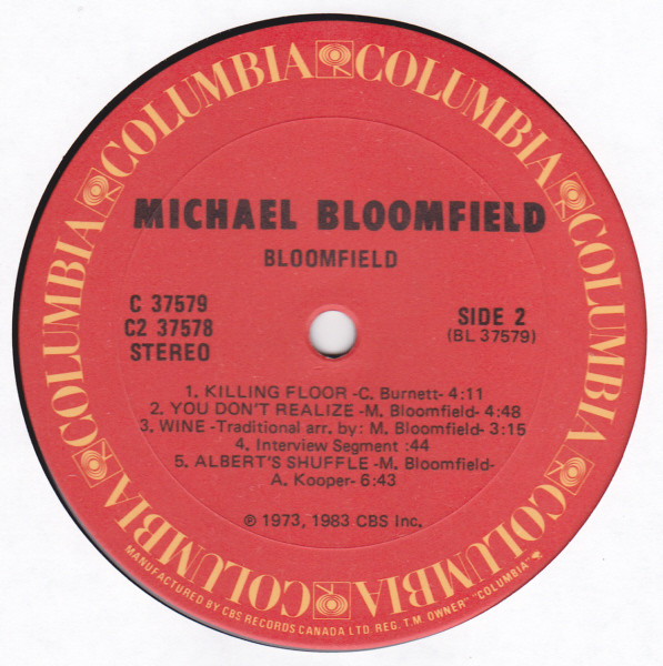 Mike Bloomfield - Bloomfield: A Retrospective (2LP) [Vinyl] | Columbia (C2 37578) - 4